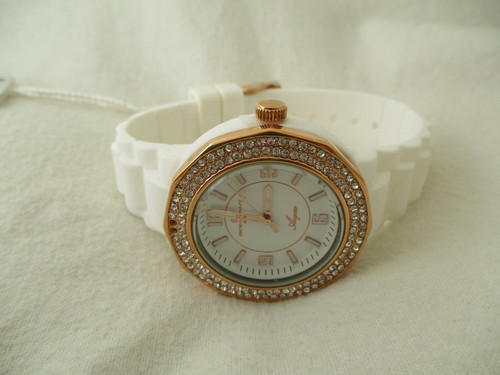 Oceanaut White & Rose Gold Toned Wristwatch w/ Adjustable Buckle Band - Picture 7 of 10