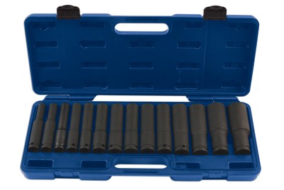 Laser Tools Extra Tief Steckschlüssel Set 1.3cmD 14pc 7759