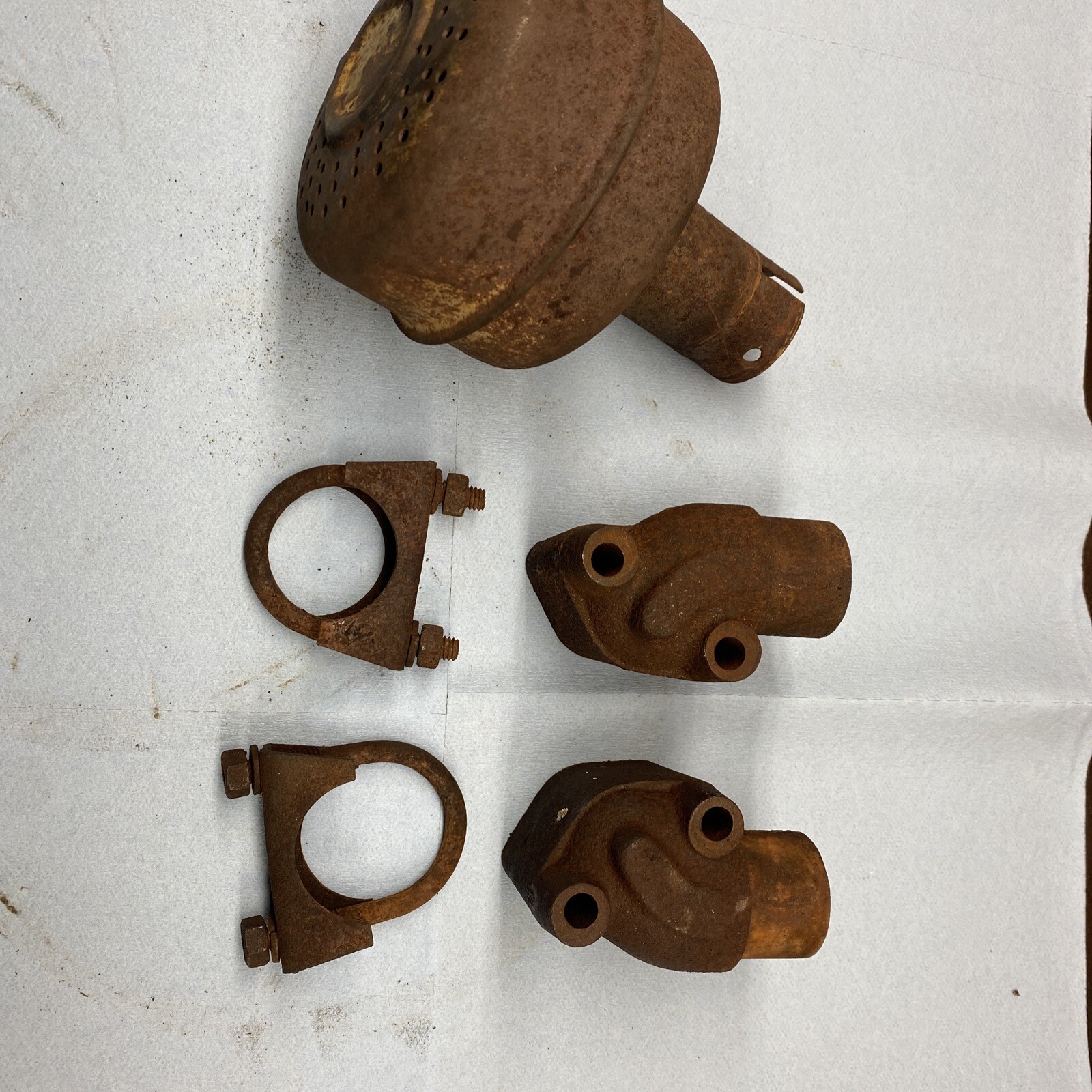 JOHN DEERE GARDEN TRACTOR exhaust manifold, muffler, good 317 Kohler