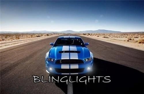 白色光环雾灯天使眼灯套件适用于2005-2014年福特野马谢尔比GT500 — 第 3/4 张图片