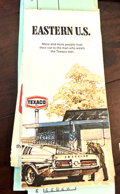 VTG 1974 Texaco Road Map, Eastern US-