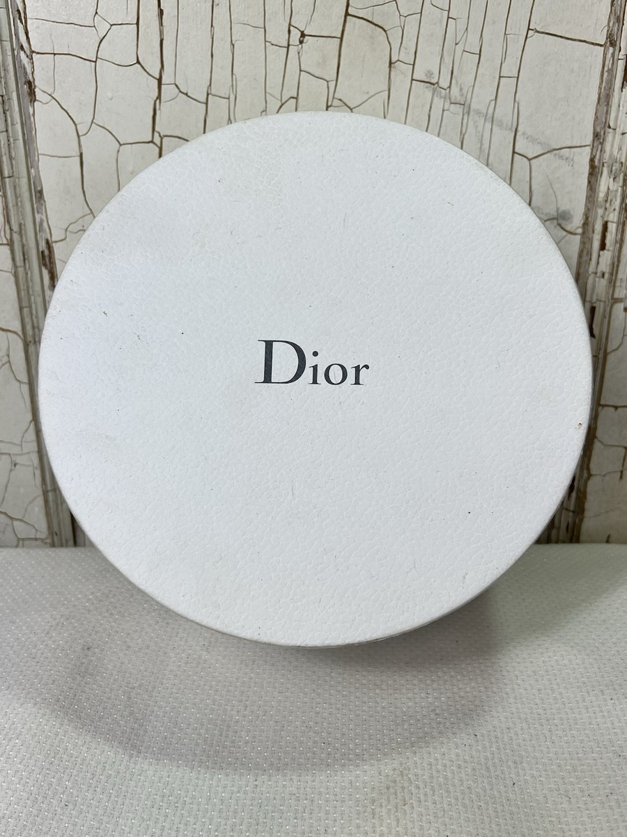 Dior White Round Hat Box 9x4 Vintage Storage Gift Case Luxury | eBay