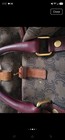 Celine Logo Canvas & Leather Duffle Bag purse Brown/Burgundy — photo 4