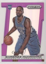 2013-14 Panini Prizm Purple Prizm Die-Cut /49 Shabazz Muhammad #261 0e1