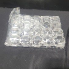 20 Piece Acrylic Ring/Earring Jewelry Storage Boxes Display Gift Cases