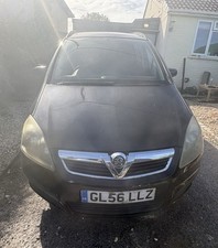 Vauxhall Zafira Life 56 Plate- Mot Till 24th Feb. Runs Well Body Needs Tlc