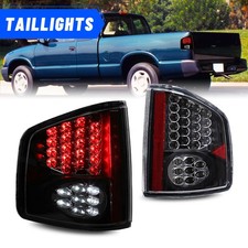 Pair Led Tail Lights For 1994-2004 Chevry S10 Gmc Sonoma Isuzu Hombre Clear Lens