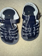 Sun San Saltwater Surfer Sandal Toddler Boy Size 4 Navy NWOB