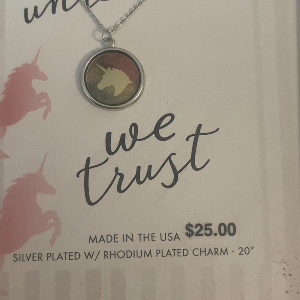 Collar Venice and Violet by Dogeared plateado nuevo pero la caja está dañada Foto 3 de 4