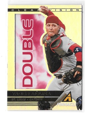 2013 Panini Pinnacle - Clear Vision Yadier Molina #CV33 Double