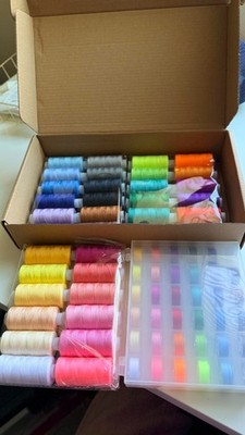 72 PCS Sewing Thread Assortment, 36 Color Thread for Sewing Machine 