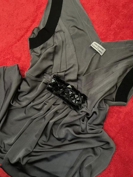 Women Alberta Ferretti Shirt Grey Viscose 42