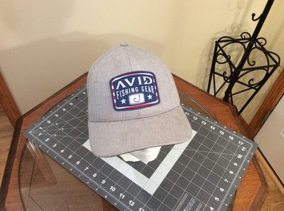 Avid Fishing Gear Gray Mesh Trucker Hat Adjustable Snapback Cap One Size Adult