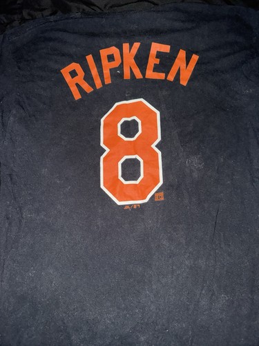 Majestic Ripken Orioles T-Shirt Schwarz Vintage Schwarz XL