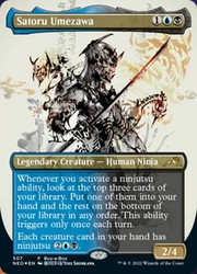 Satoru Umezawa - Foil Buy-A-Box Promo - Kamigawa: Neon Dynasty