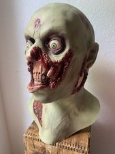 Máscara de terror tamaño completo de Halloween de látex Gutarg Zombie Productions Ghoulish Productions