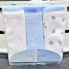 Bright Future Baby Wash Cloths - 3 pak