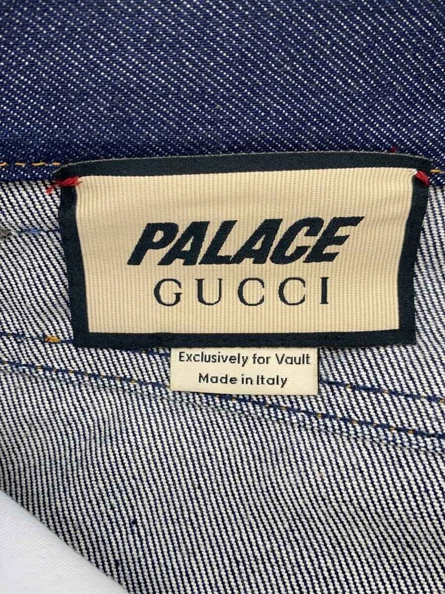 GUCCI PALACE GG P Pattern Baggy Jean 34 Denim IDG 723927 thumbnail 4