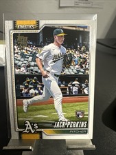 2026 Topps series 1 Jack Perkins RC #206 Gold Mirror Variation SSP A’s