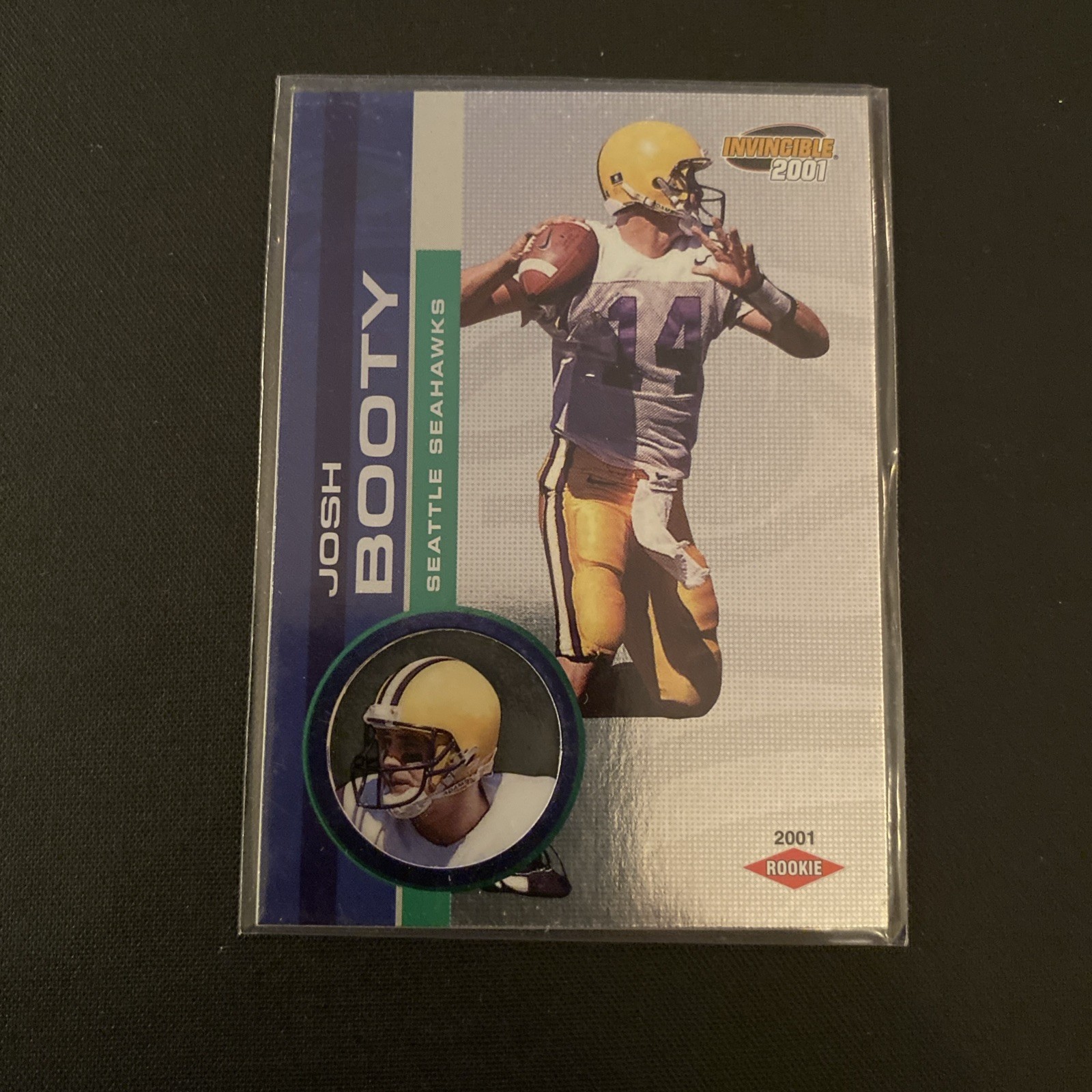 2001 Pacific Invincible Retail Josh Booty #295 Rookie RC