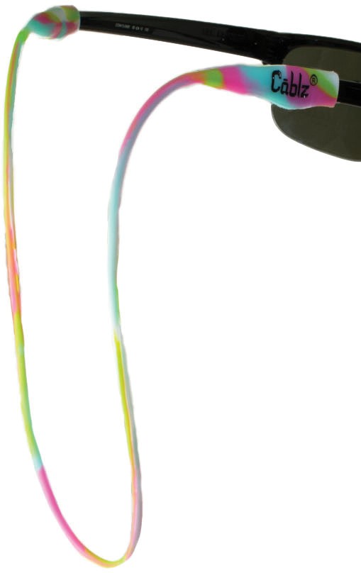 Фиксатор для очков Cablz Silicone Neon Swirl - Гибкий, нерегулируемый силико