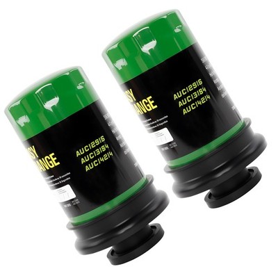 2Pak Oil Filters AUC12916 For John Deere E120 E130 E150 E160 E170 Lawn Tractor