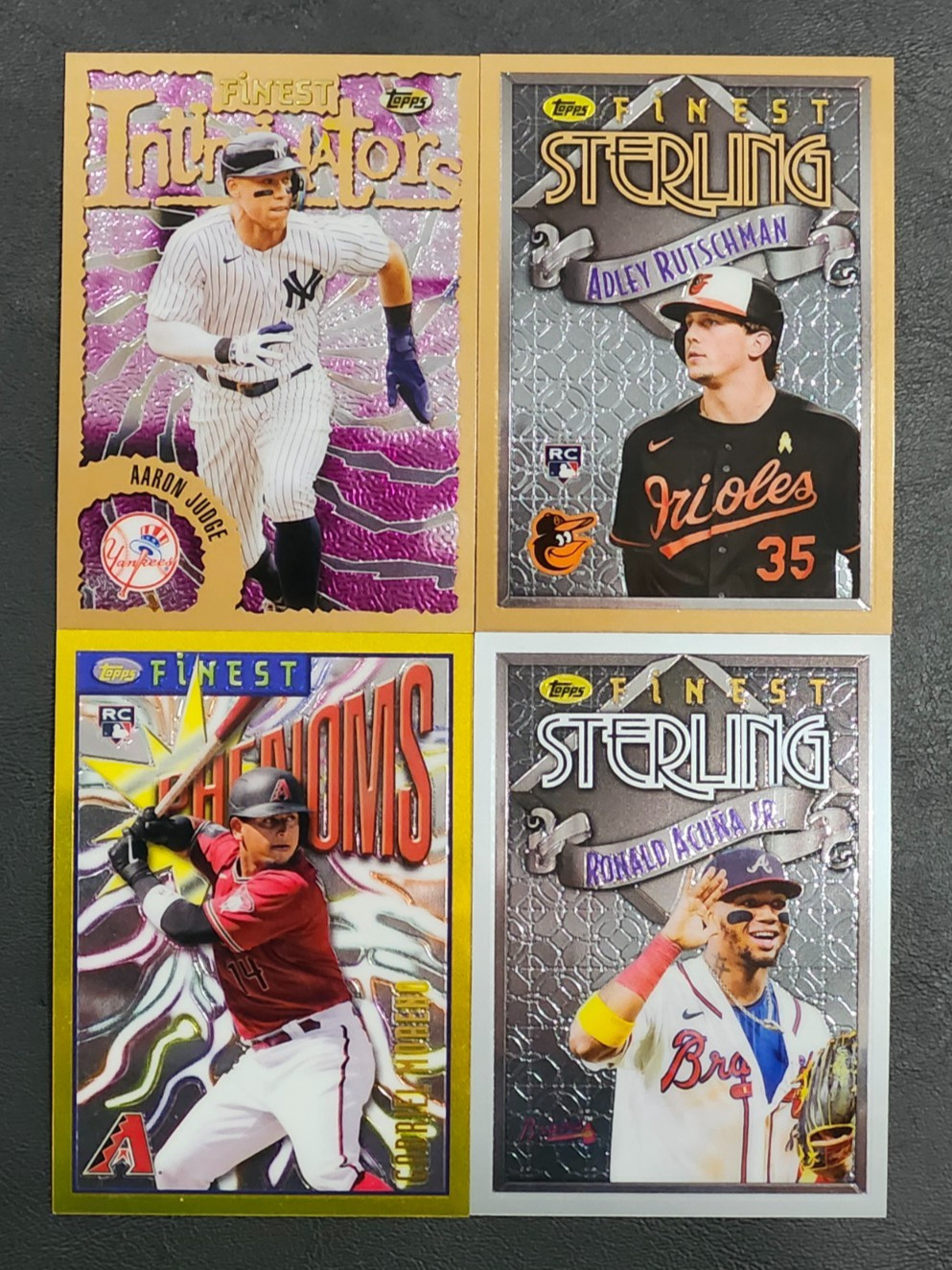 2023 Topps Finest Flashbacks with Silver Gold You Pick - 2 Card Minimum