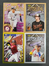 2023 Topps Finest Flashbacks with Silver Gold and Rookies You Pick the Card