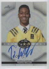 2015 Leaf US Army All-American Bowl Metal Tour Travis Johnson Waller Auto 0b2