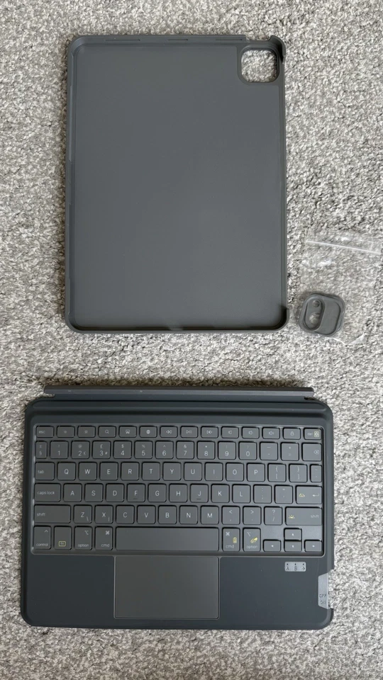 Keyboard Case For IOS 10th Generation 10.9in Tablet RGB And iPad Pro 11 Gray - Image 4 of 4