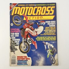 Motocross Action Magazine December 1986 Dirt Bike Honda ?87 CR250 Kawaski KX89