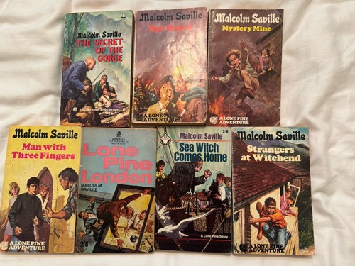Malcolm Saville Lone Pine Adventures 7 Books