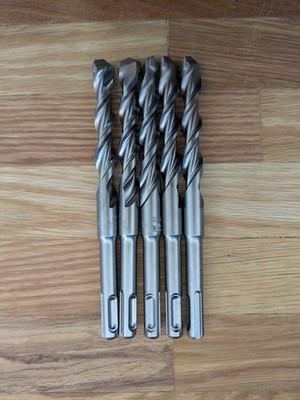 LOT OF 5 -Milwaukee SDS-Plus 2-Cutter Drill Bit, 1/2in. x 6in. 