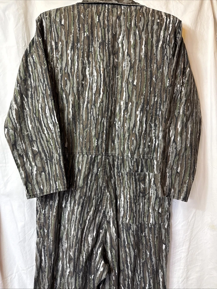 Vintage Sports Afield Realtree Camo Lightweight Zip Coveralls Men’s L USA - Image 4 of 4