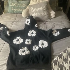 Denim Tears Men's Hoodie Size Large Color Black