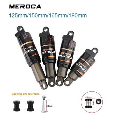 MEROCA Mountain Bike Rear Shock Absorber Rear Suspension125mm/150mm/165mm/190mm