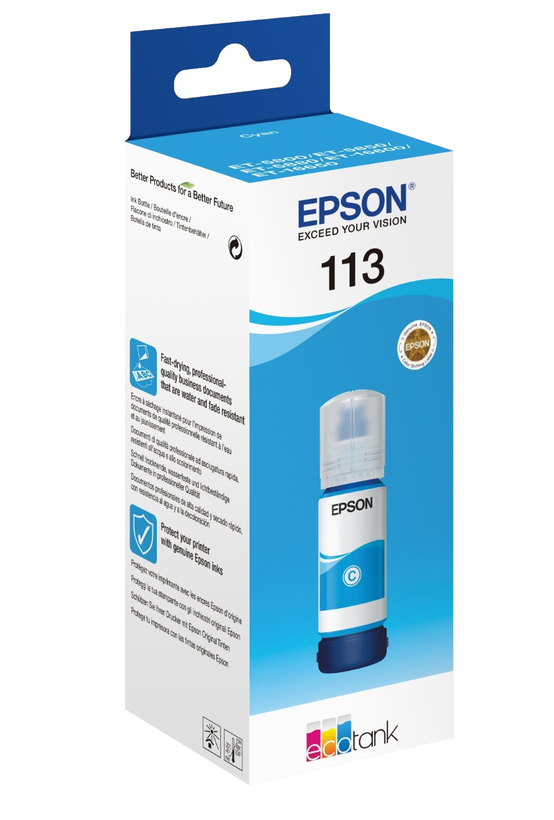 Epson 113 Original Ink Refill C13t06b240 Cyan - Image 2