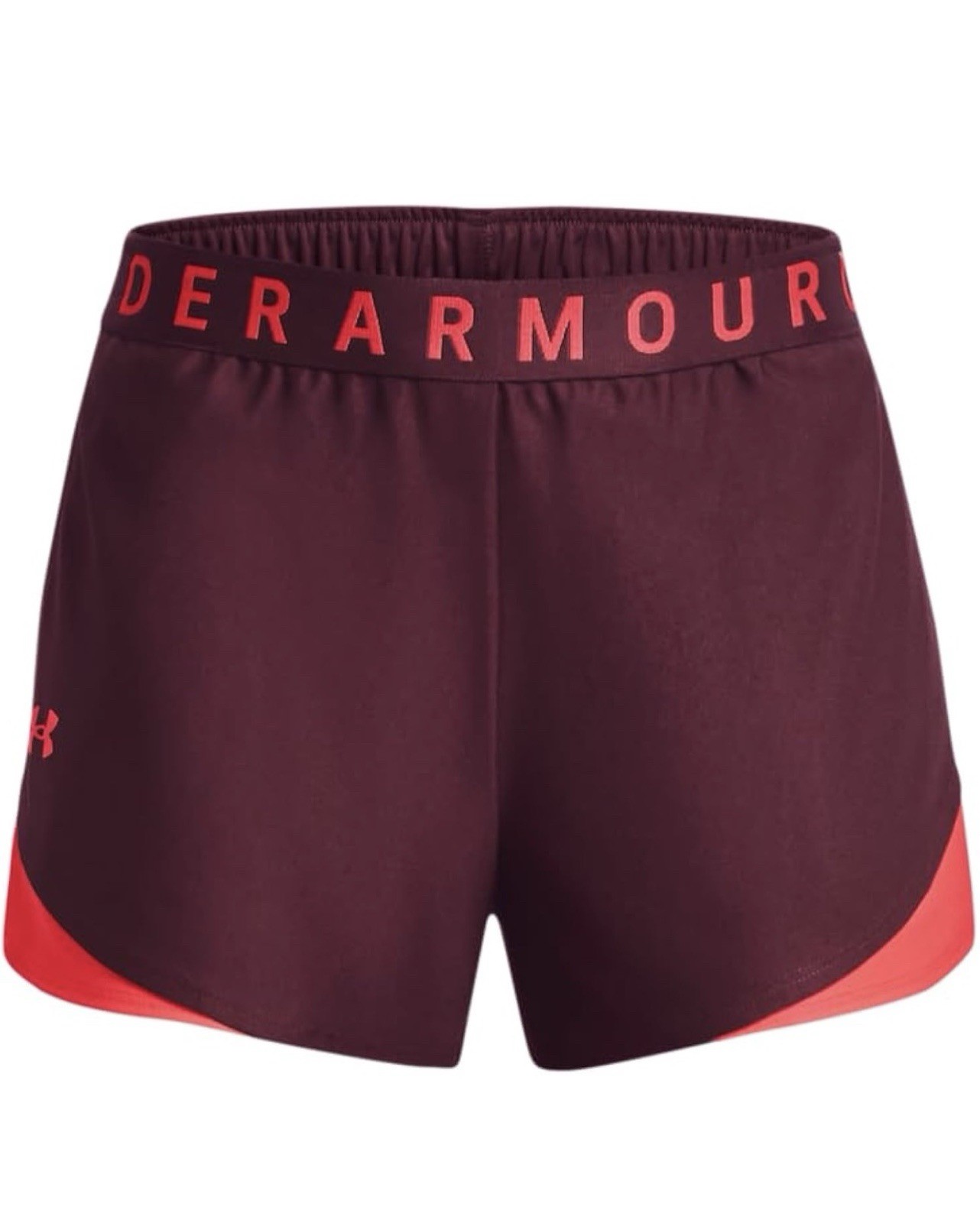 under armour women's play up 3.0 shorts XS NWT Maroon/beta