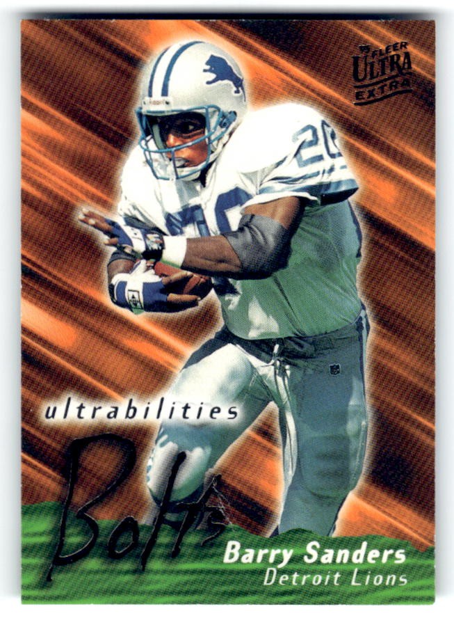 1995 Ultra #11 Barry Sanders Ultrabilities