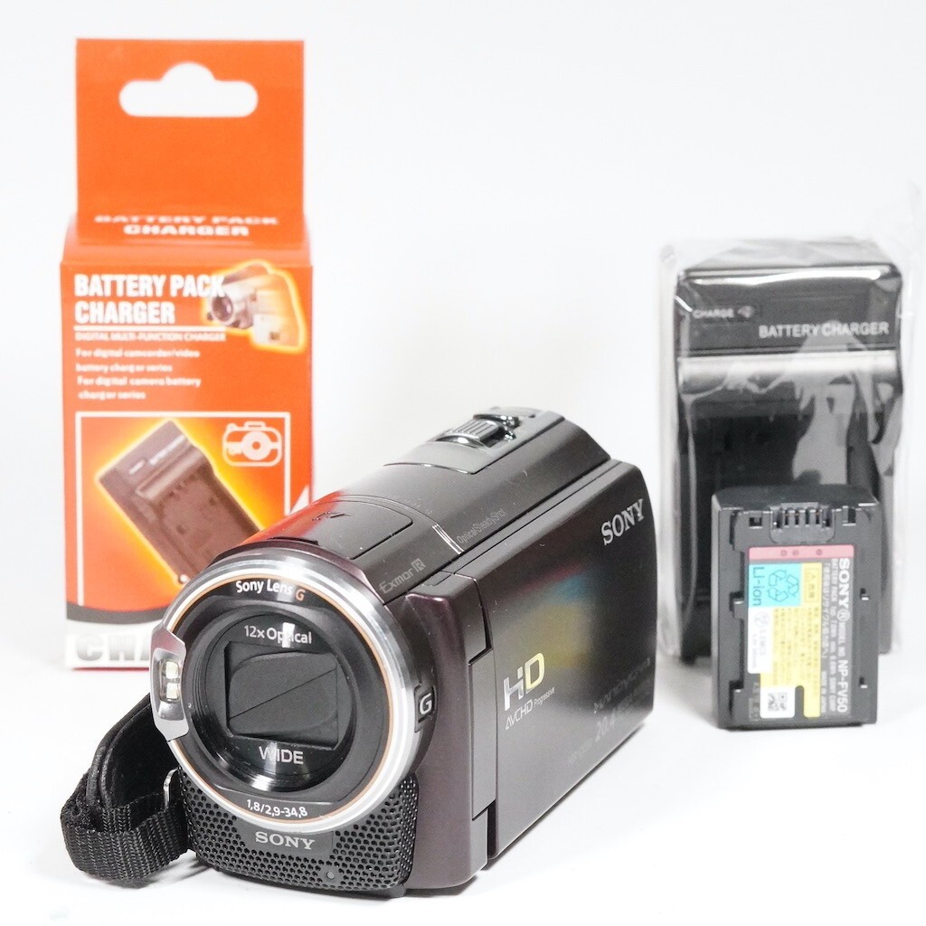 Sony HDR-CX590V Handycam Brown From Japan Fedex Excellent Japanese
