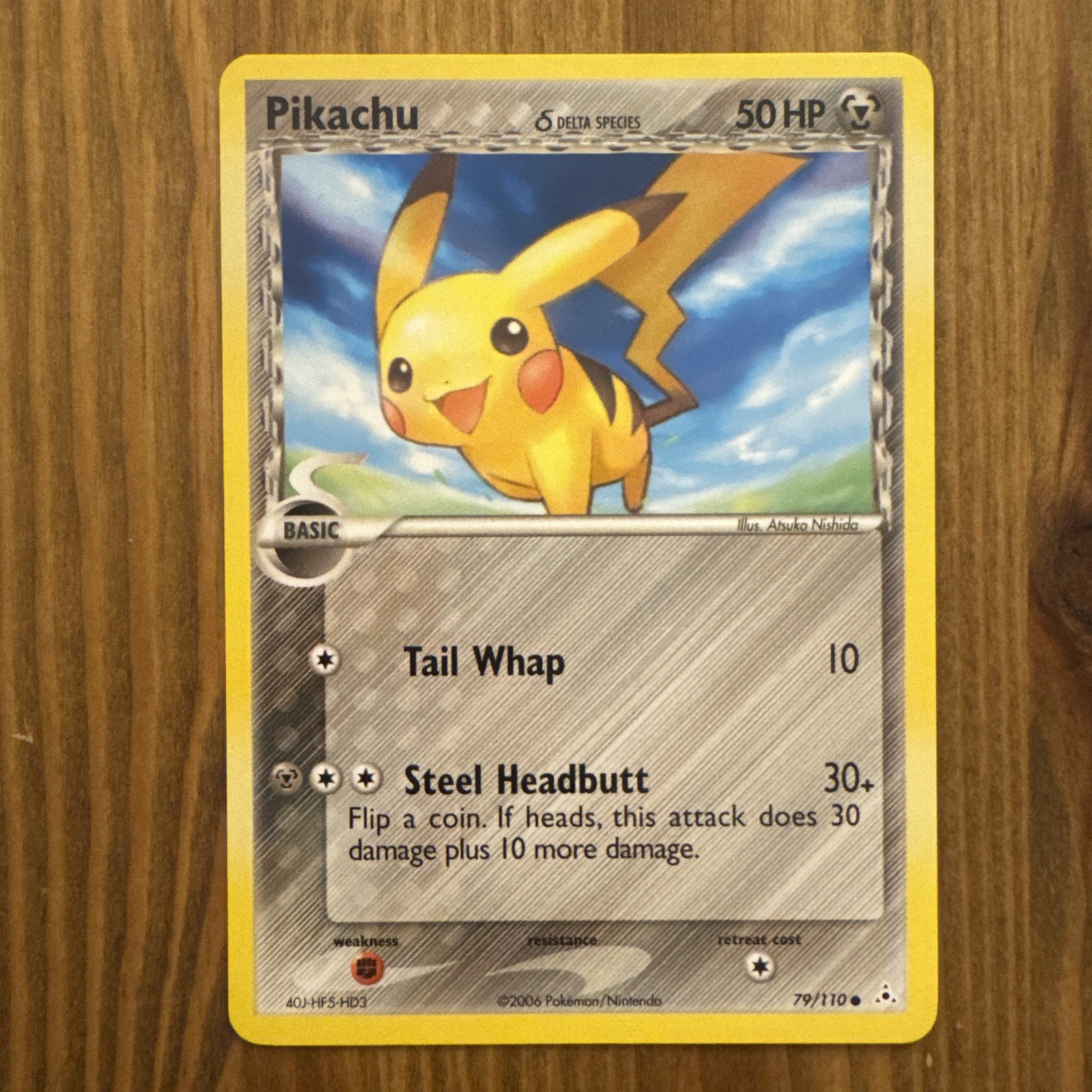 Pokemon TCG - Pikachu (Delta species) EX Holon Phantoms - 79/110 MINT CONDITION!