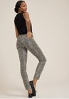 NWT ~ Maurices Women’s Stretch Leopard Print Straight Leg Crop Jeans ~ Size 8 — photo 3