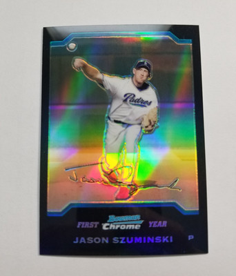 2004 Bowman Chrome First Year Refractor Jason Szuminski #259 Rookie