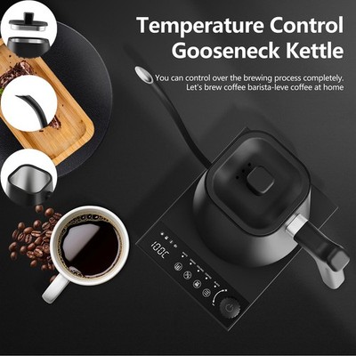 Pour Over Coffee Maker Stainless Steel Gooseneck Electric Kettle for Coffee &Tea