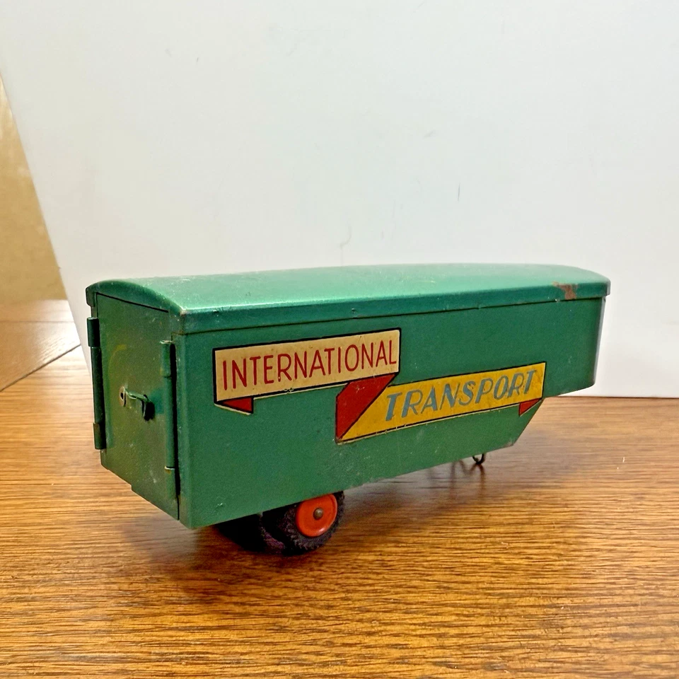 Remolque de transporte internacional Tekno Nº 454 años 40 RARO - Hecho en Dinamarca Foto 3 de 4