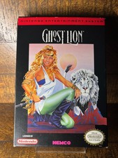 Ghost Lion CIB w/ Poster NES Nintendo, Very Clean, Authentic, Tested/Working