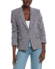 Derek Lam 10 Crosby Ralph Ruched Sleeve Jacke...