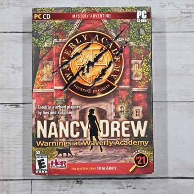 Her Interactive PC Game Nancy Drew Warnings at Waverly Academy Mystery #21 New