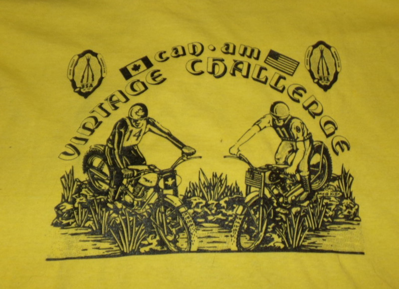 1980 Can Am Motorcycle Challenge MOTOCROSS Ohio Valley BSA Owners Club Shirt XL