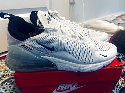 Nike Air Max 270 Herren Sneaker Weiß Schwarz Low Top EU 44,5